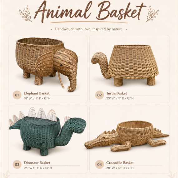 Raya Animal Basket Series