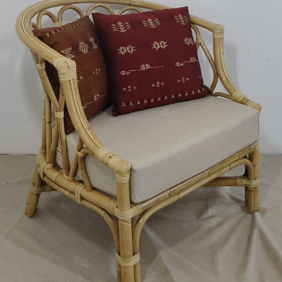 Rattan Chair with Cushion