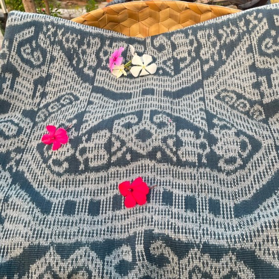 Indigo Woven Fabric (Tenun Ikat)