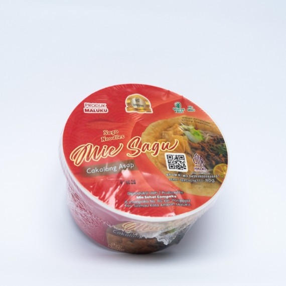Sago Cup Noodles "Smoked Cakalang Fish" (Cakalang Asap)