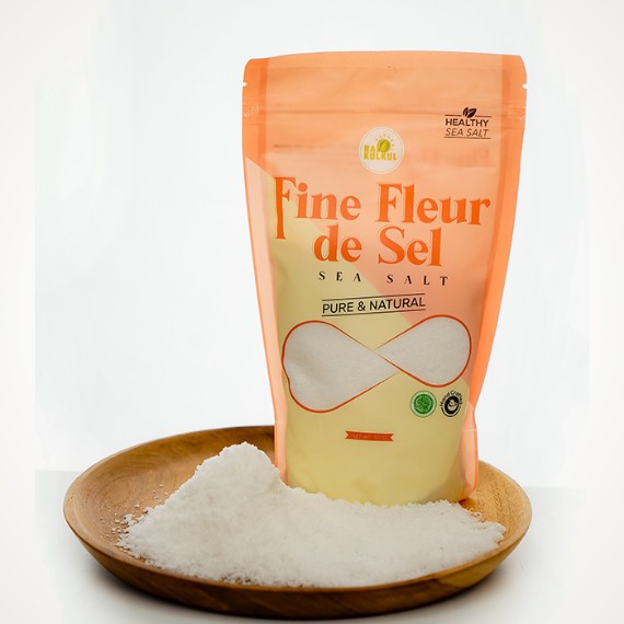 Natural Balinese Fine Fleur de Sel Sea Salt - 500 g