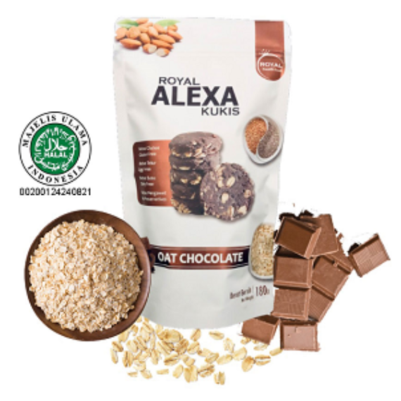 Royal Alexa Cookies - Oat Chocolate 180 Gram