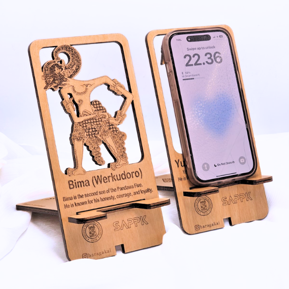 ASANOHA -- Wooden Phone Stand
