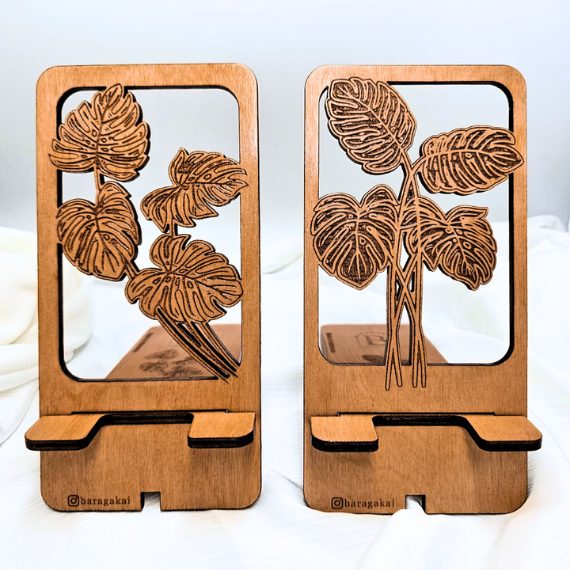 ASANOHA -- Wooden Phone Stand