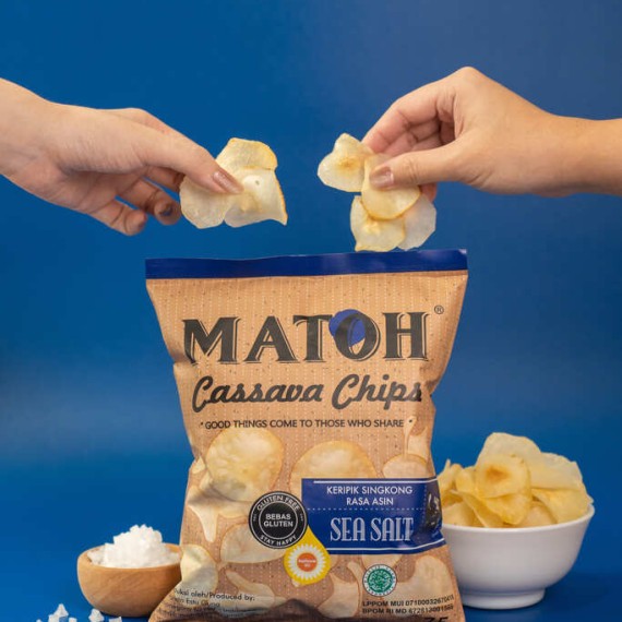 MATOH Cassava Chips - Sea Salt 75gr