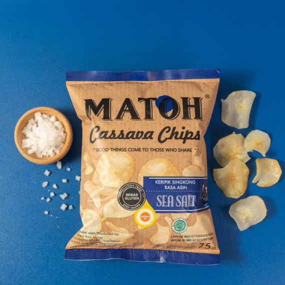 MATOH Cassava Chips - Sea Salt 75gr