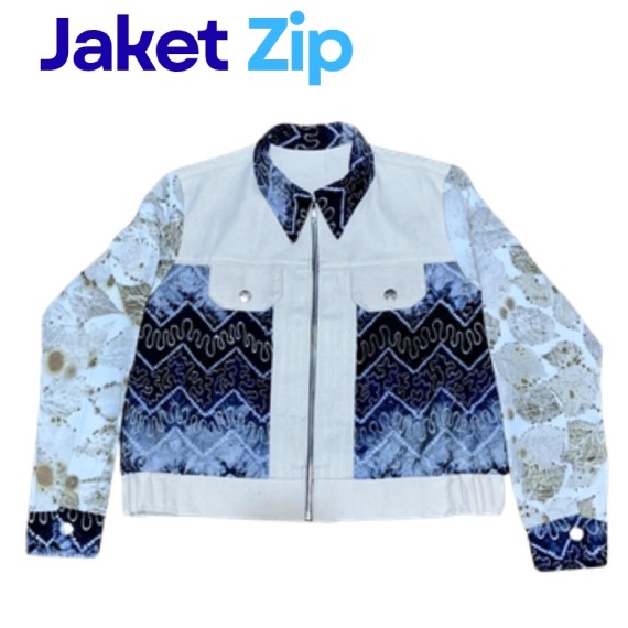 Jacket Crop Iris Pudak