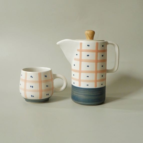 Ayana Series (Mug & Plate), Semanggi Series (Mug & Plate), and Cherie Series (Mug & Teapot)