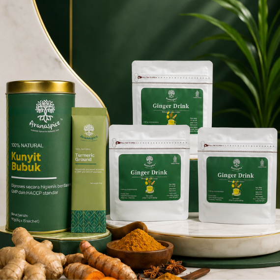 Aranaspice Turmeric Ground - 90gr (@15 sachets)