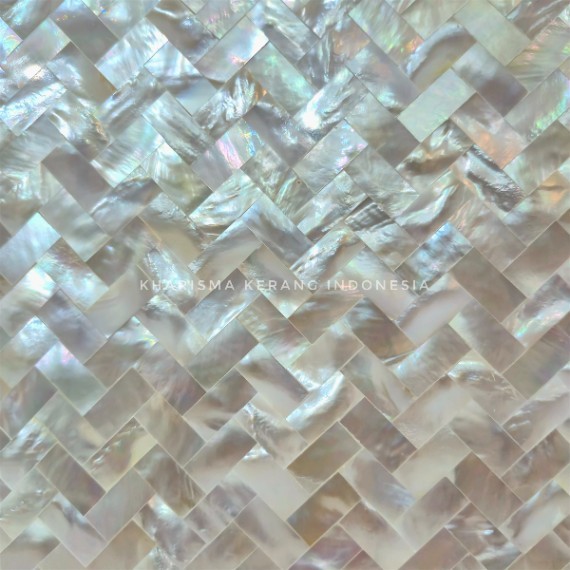 Mother of Pearl Wall Backsplash - White