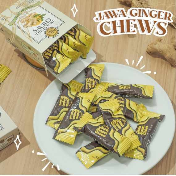 Jawa Ginger Chews Original (Ginger Chewy Candy)