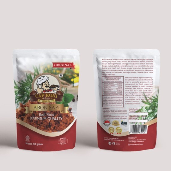 Beef Floss (Abon Sapi) 100gr Standing Pouch