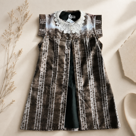 Natural Dyed Sasirangan Outer Dress